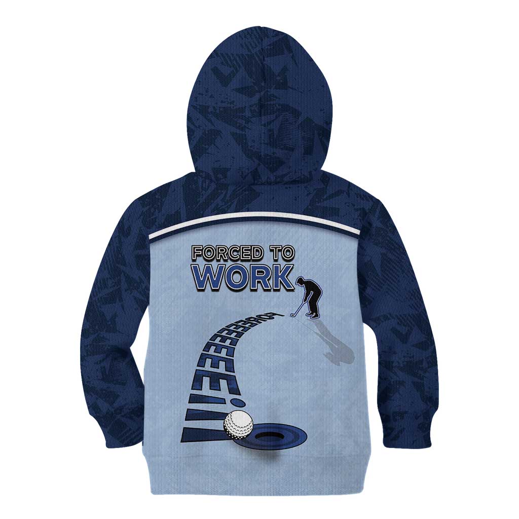Golf Kid Hoodie Sporty Style Navy - Wonder Print Shop