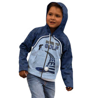 Golf Kid Hoodie Sporty Style Navy - Wonder Print Shop