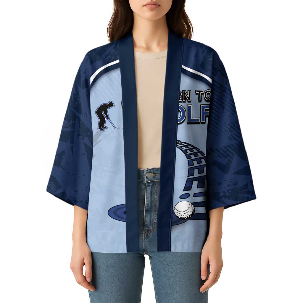 Golf Kimono Sporty Style Navy - Wonder Print Shop