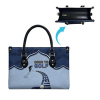 Golf Leather Bag Sporty Style Navy - Wonder Print Shop