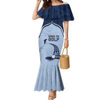 Golf Mermaid Dress Sporty Style Navy - Wonder Print Shop