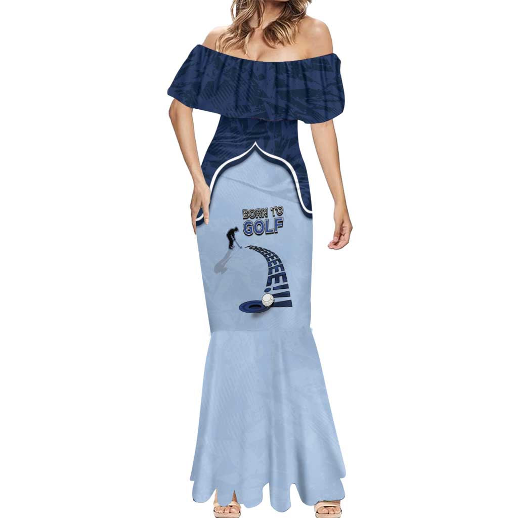 Golf Mermaid Dress Sporty Style Navy - Wonder Print Shop