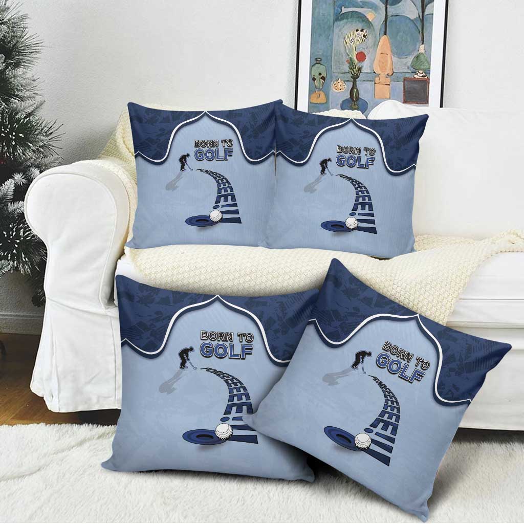 Golf Pillow Cover Sporty Style Navy - Wonder Print Shop