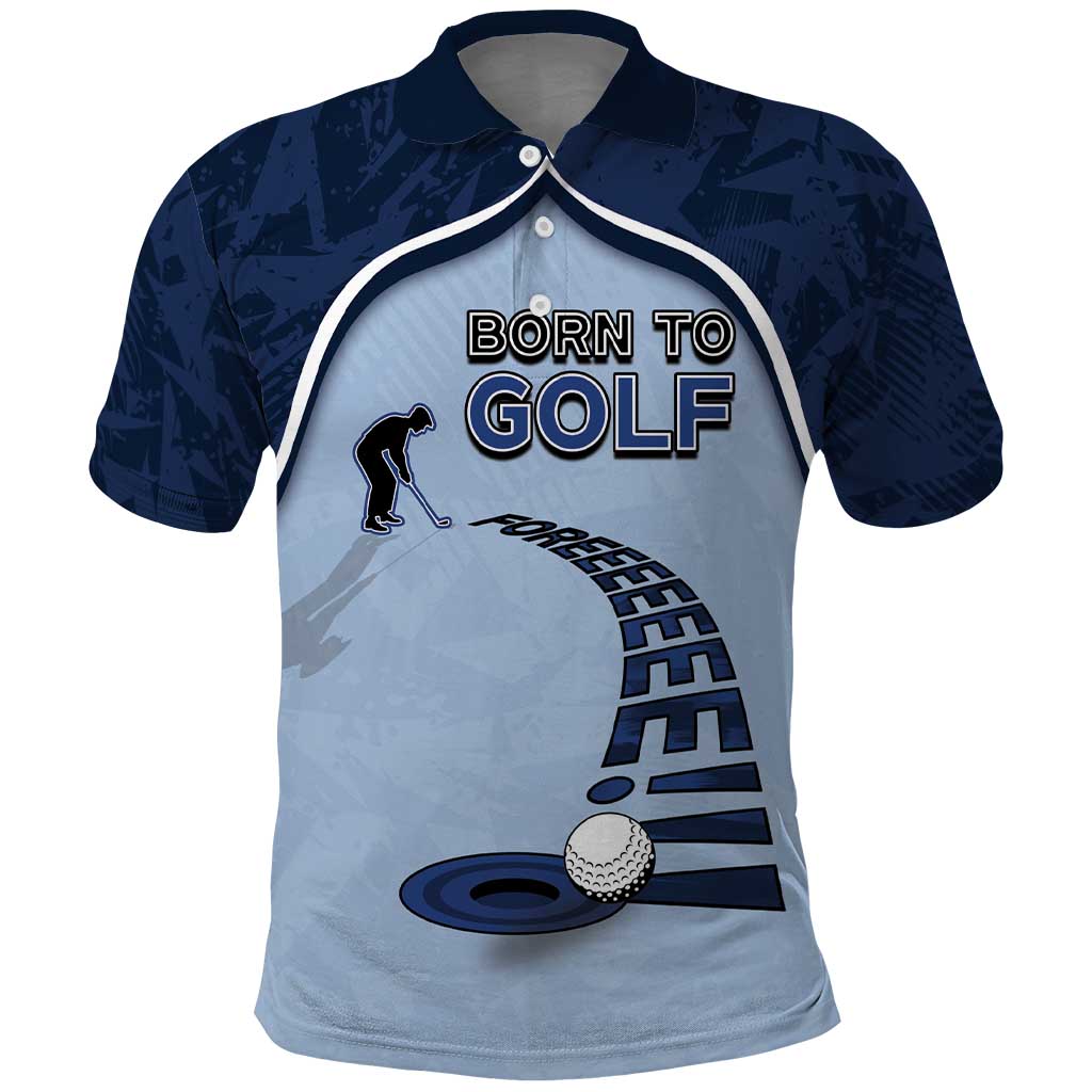 Golf Polo Shirt Sporty Style Navy - Wonder Print Shop