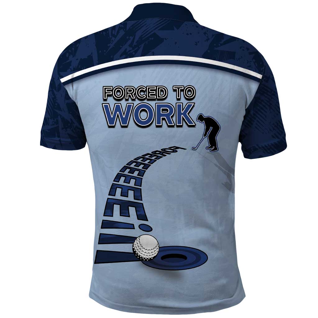 Golf Polo Shirt Sporty Style Navy - Wonder Print Shop