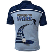 Golf Polo Shirt Sporty Style Navy - Wonder Print Shop