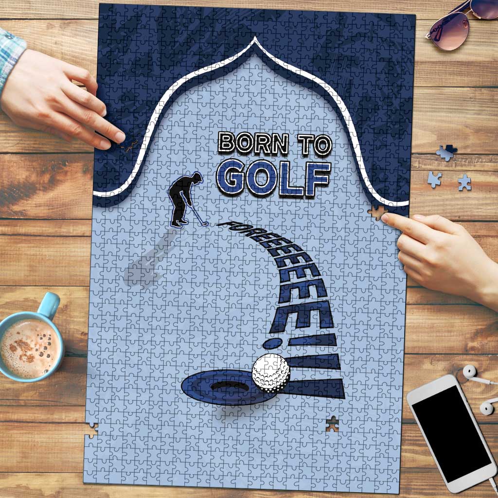 Golf Puzzle Sporty Style Navy - Wonder Print Shop