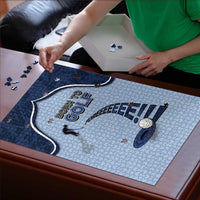 Golf Puzzle Sporty Style Navy - Wonder Print Shop