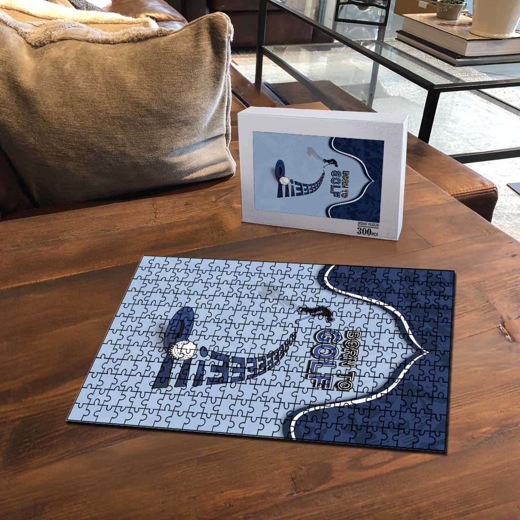 Golf Puzzle Sporty Style Navy - Wonder Print Shop
