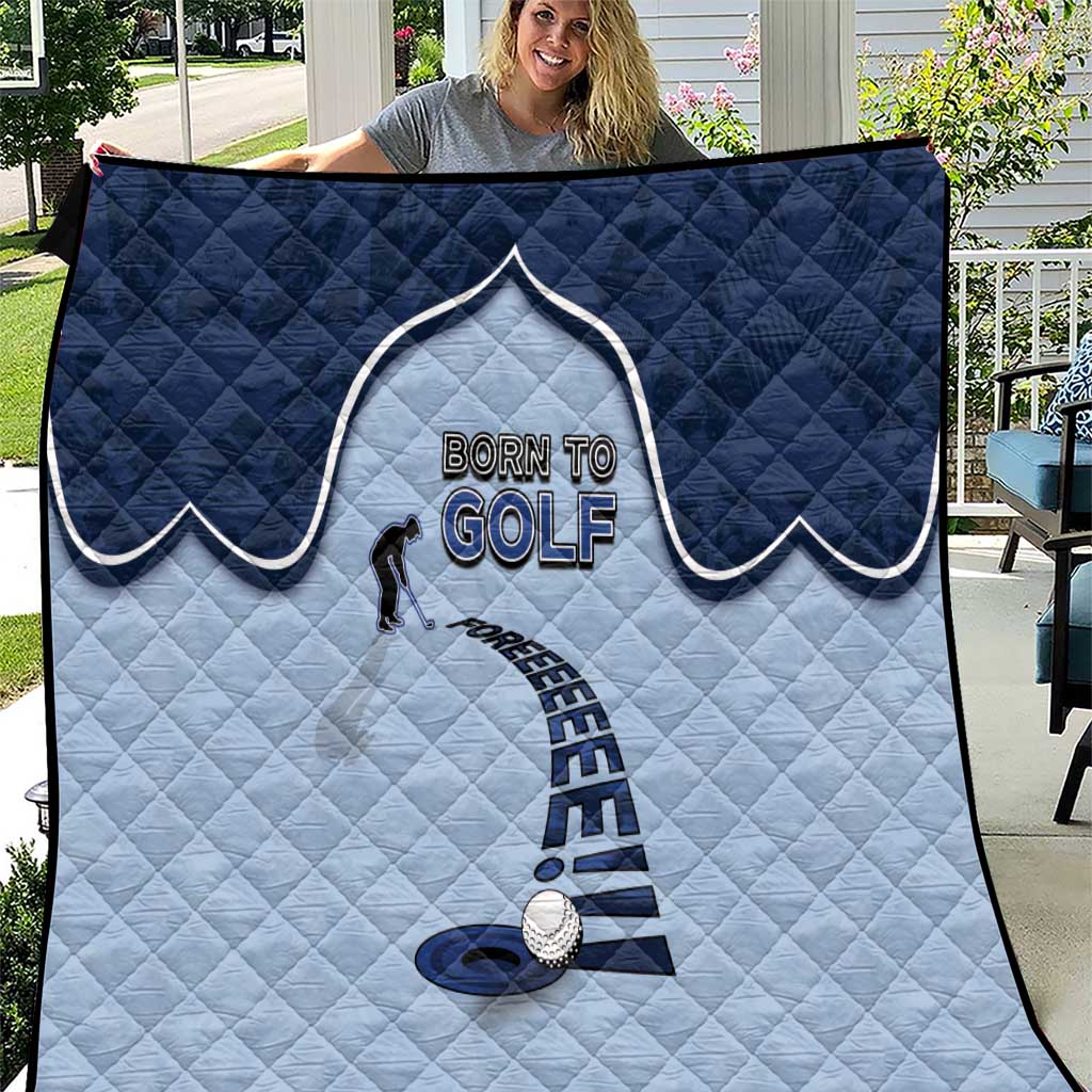 Golf Quilt Sporty Style Navy - Wonder Print Shop