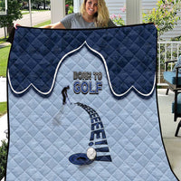Golf Quilt Sporty Style Navy - Wonder Print Shop