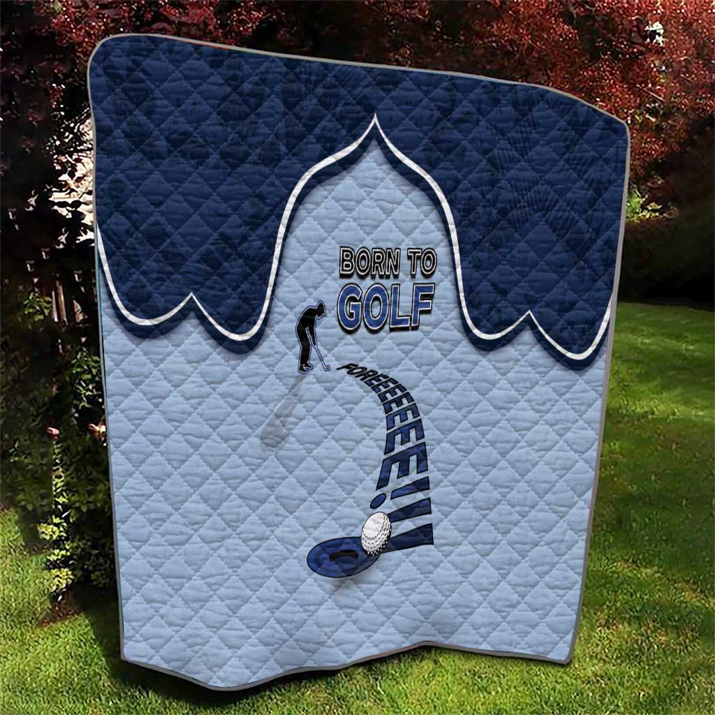 Golf Quilt Sporty Style Navy - Wonder Print Shop