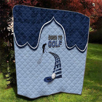 Golf Quilt Sporty Style Navy - Wonder Print Shop