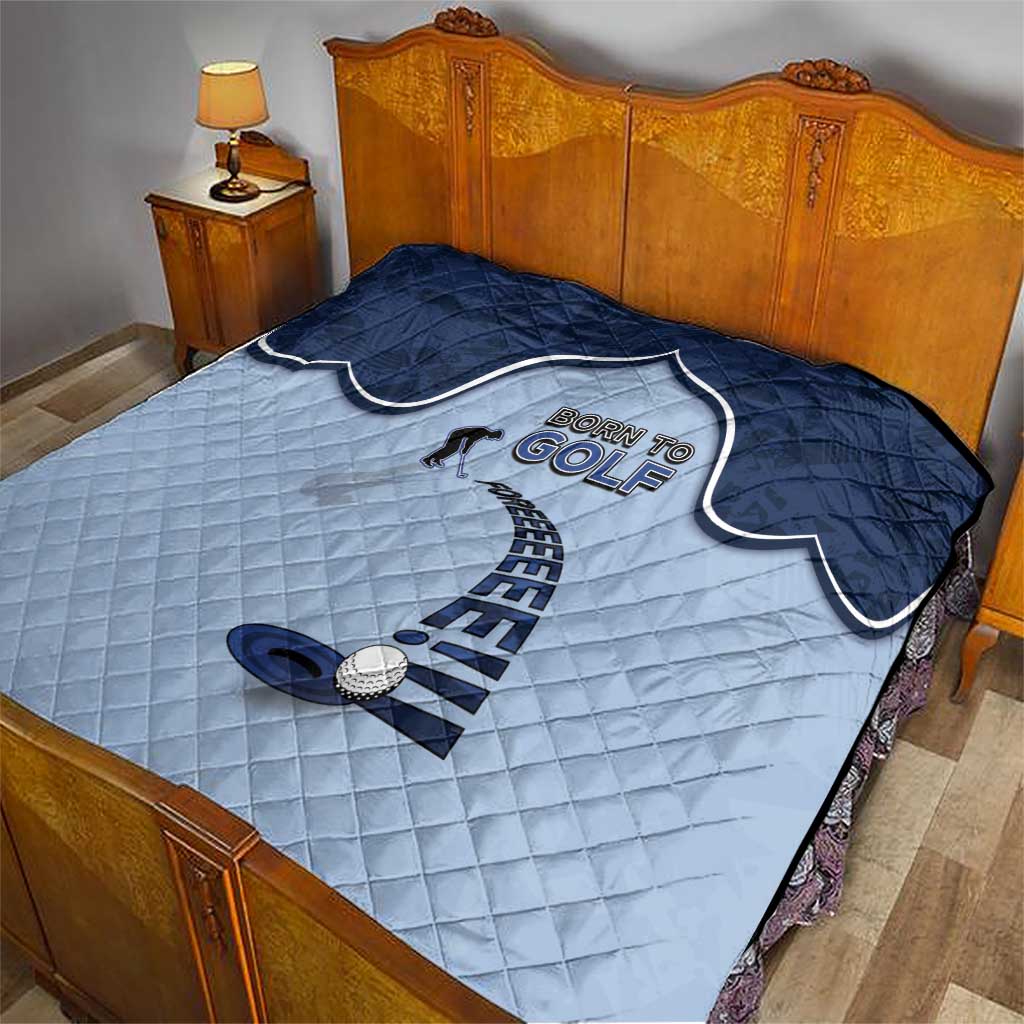Golf Quilt Sporty Style Navy - Wonder Print Shop