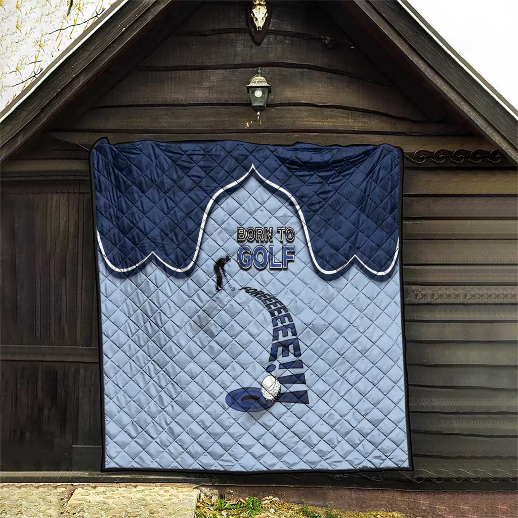 Golf Quilt Sporty Style Navy - Wonder Print Shop