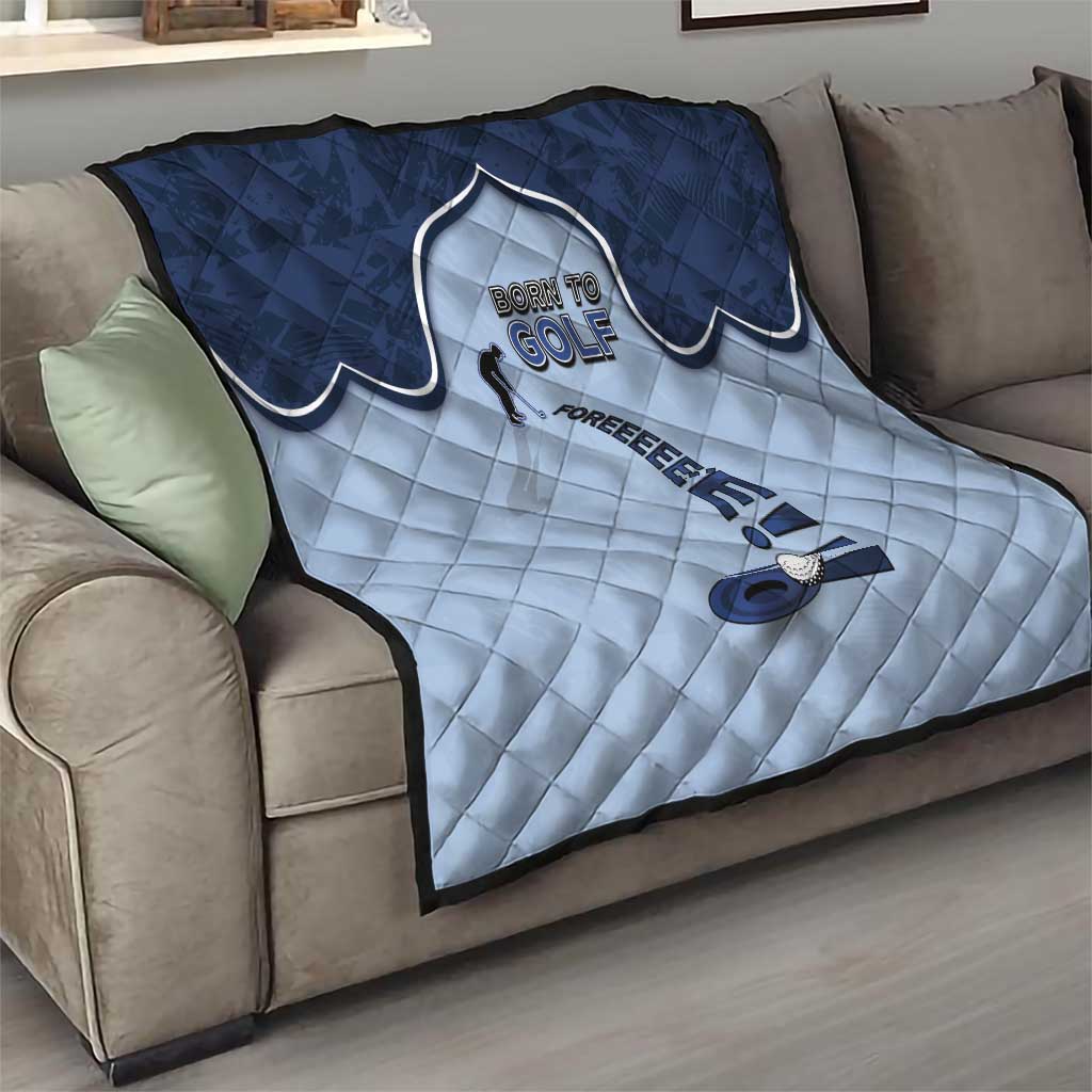 Golf Quilt Sporty Style Navy - Wonder Print Shop