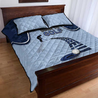 Golf Quilt Bed Set Sporty Style Navy - Wonder Print Shop