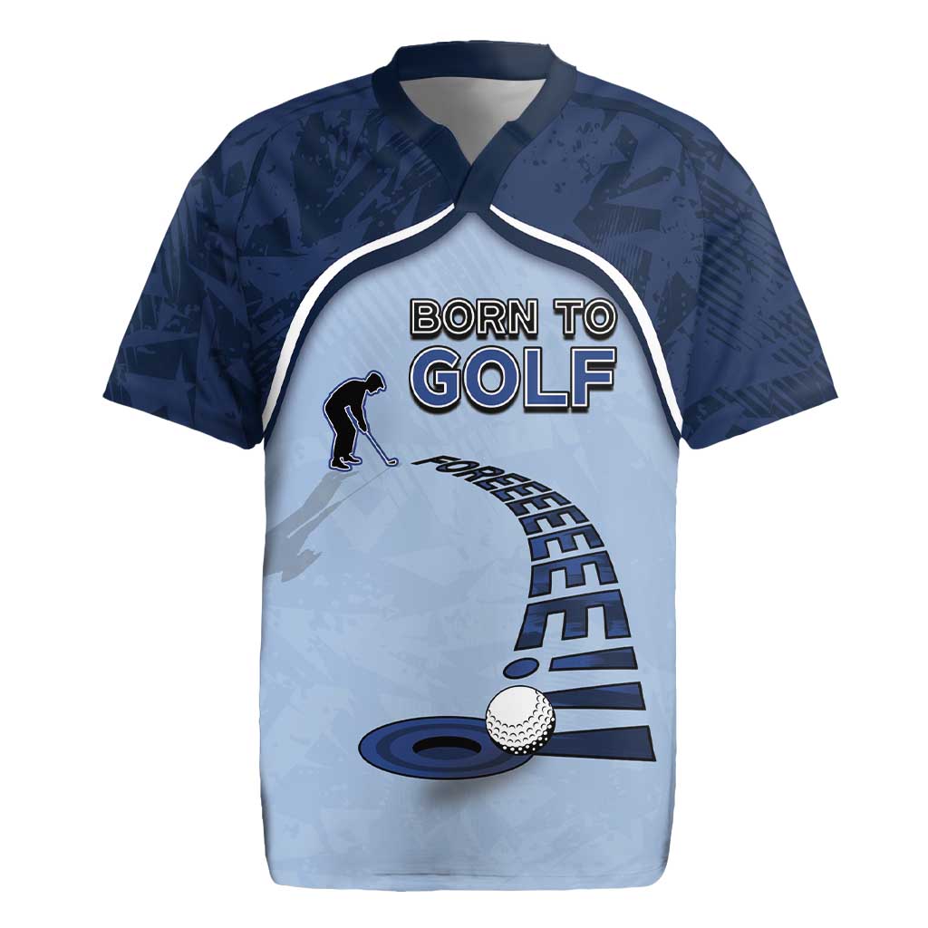 Golf Rugby Jersey Sporty Style Navy - Wonder Print Shop