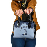 Golf Shoulder Handbag Sporty Style Navy - Wonder Print Shop