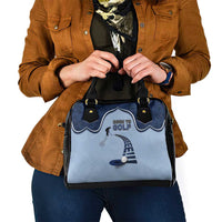 Golf Shoulder Handbag Sporty Style Navy - Wonder Print Shop