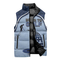 Golf Sleeveless Puffer Jacket Sporty Style Navy - Wonder Print Shop