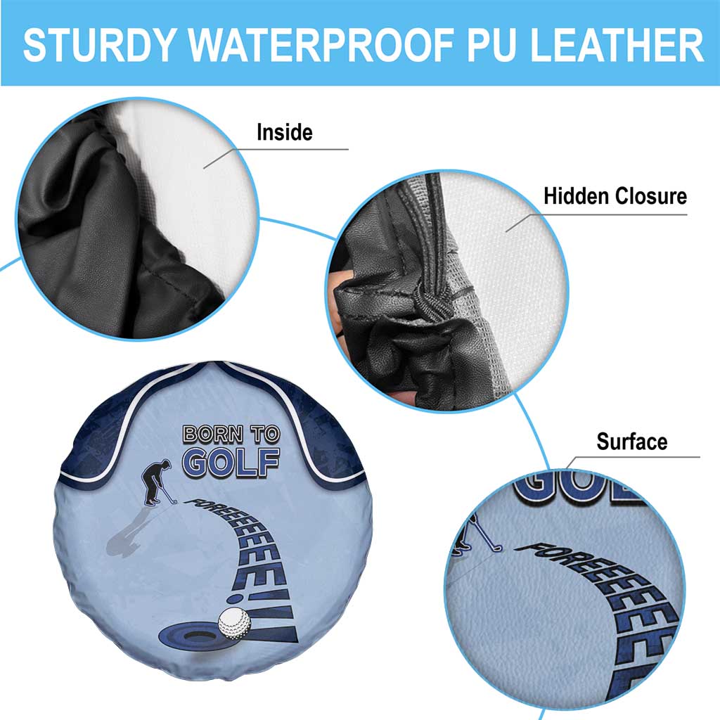Golf Spare Tire Cover Sporty Style Navy - Wonder Print Shop