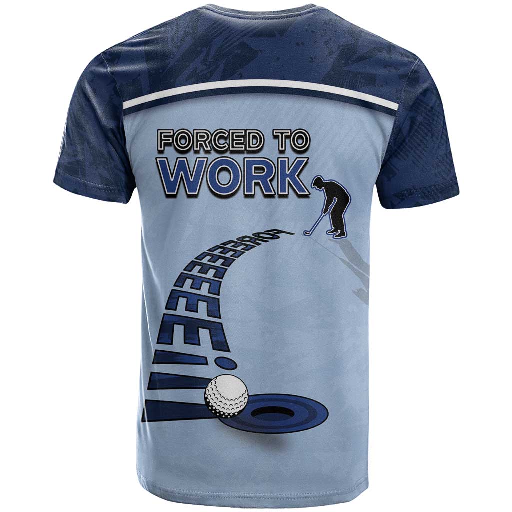 Golf T Shirt Sporty Style Navy - Wonder Print Shop