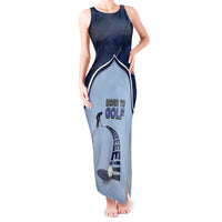 Golf Tank Maxi Dress Sporty Style Navy - Wonder Print Shop