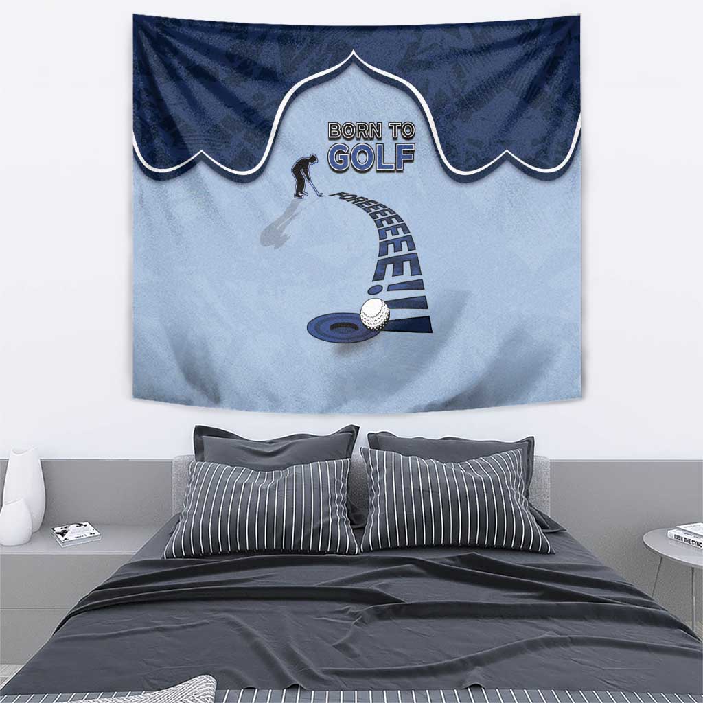 Golf Tapestry Sporty Style Navy - Wonder Print Shop