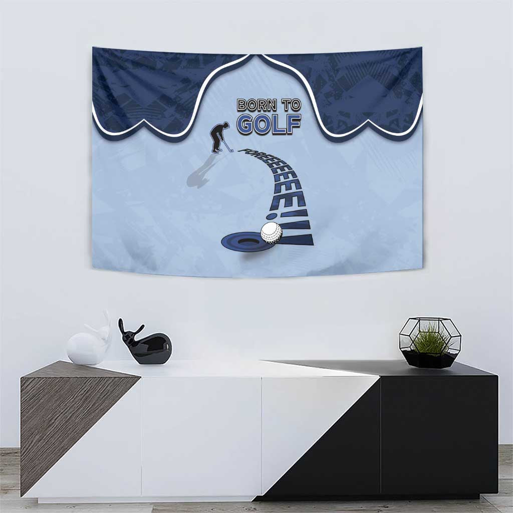 Golf Tapestry Sporty Style Navy - Wonder Print Shop