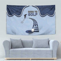 Golf Tapestry Sporty Style Navy - Wonder Print Shop