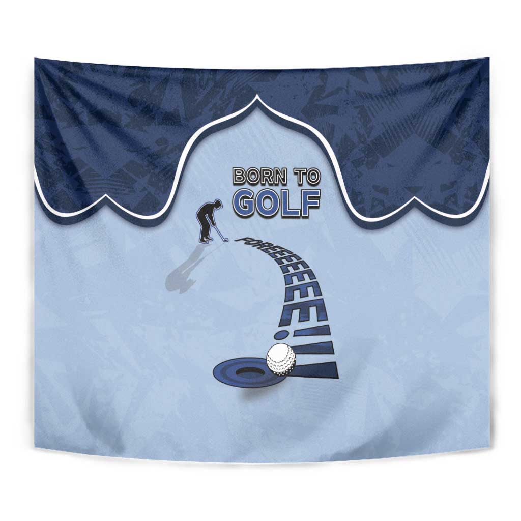 Golf Tapestry Sporty Style Navy - Wonder Print Shop