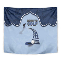 Golf Tapestry Sporty Style Navy - Wonder Print Shop