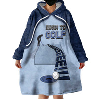 Golf Wearable Blanket Hoodie Sporty Style Navy - Wonder Print Shop