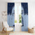 Golf Window Curtain Sporty Style Navy - Wonder Print Shop
