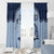 Golf Window Curtain Sporty Style Navy - Wonder Print Shop