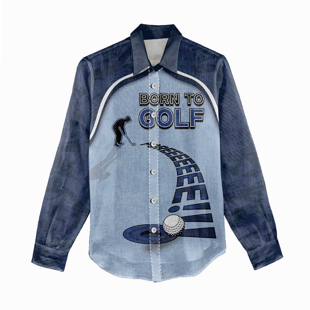 Golf Women Casual Shirt Sporty Style Navy - Wonder Print Shop