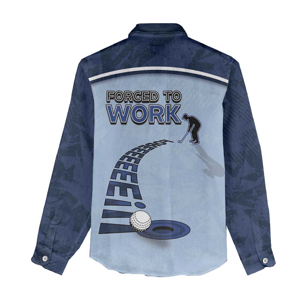 Golf Women Casual Shirt Sporty Style Navy - Wonder Print Shop