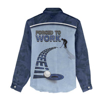 Golf Women Casual Shirt Sporty Style Navy - Wonder Print Shop