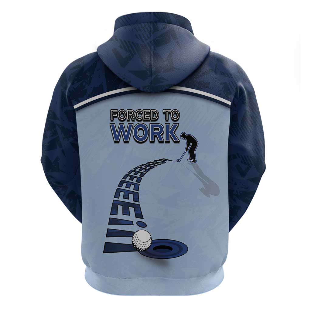 Golf Zip Hoodie Sporty Style Navy - Wonder Print Shop