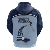 Golf Zip Hoodie Sporty Style Navy - Wonder Print Shop