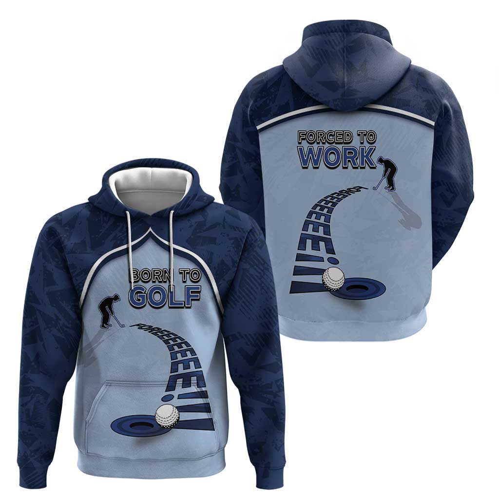 Golf Zip Hoodie Sporty Style Navy - Wonder Print Shop