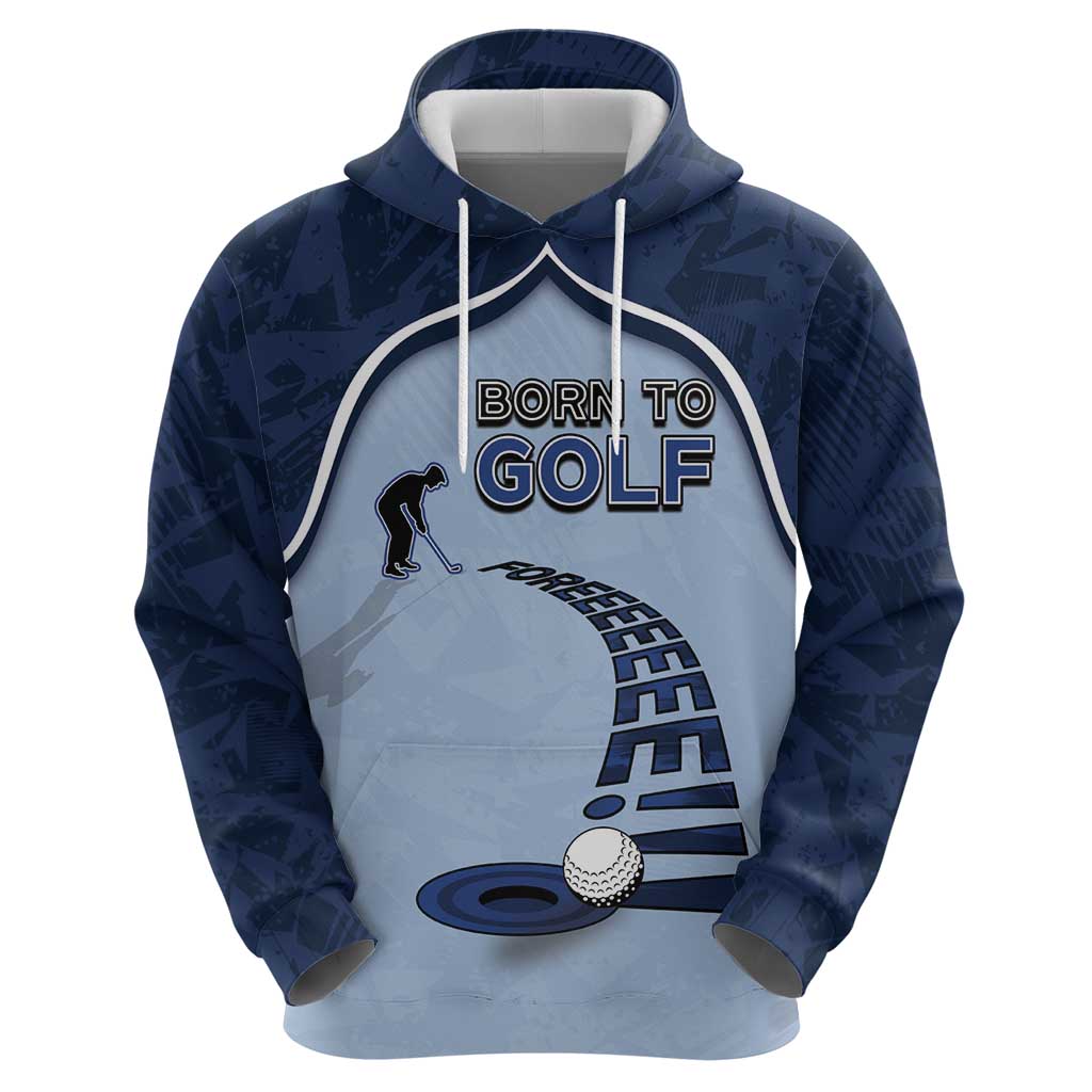 Golf Zip Hoodie Sporty Style Navy - Wonder Print Shop