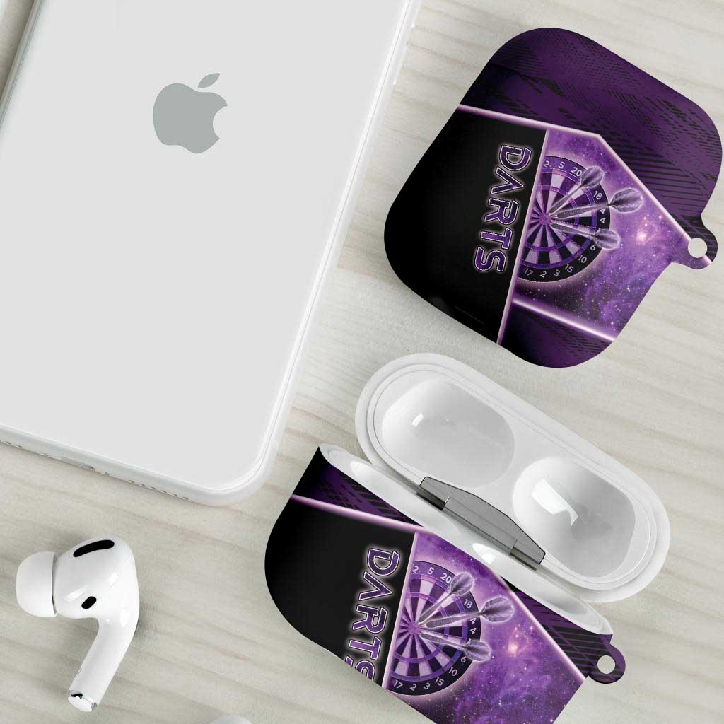Darts AirPods Case Galaxy Style Purple - Wonder Print Shop