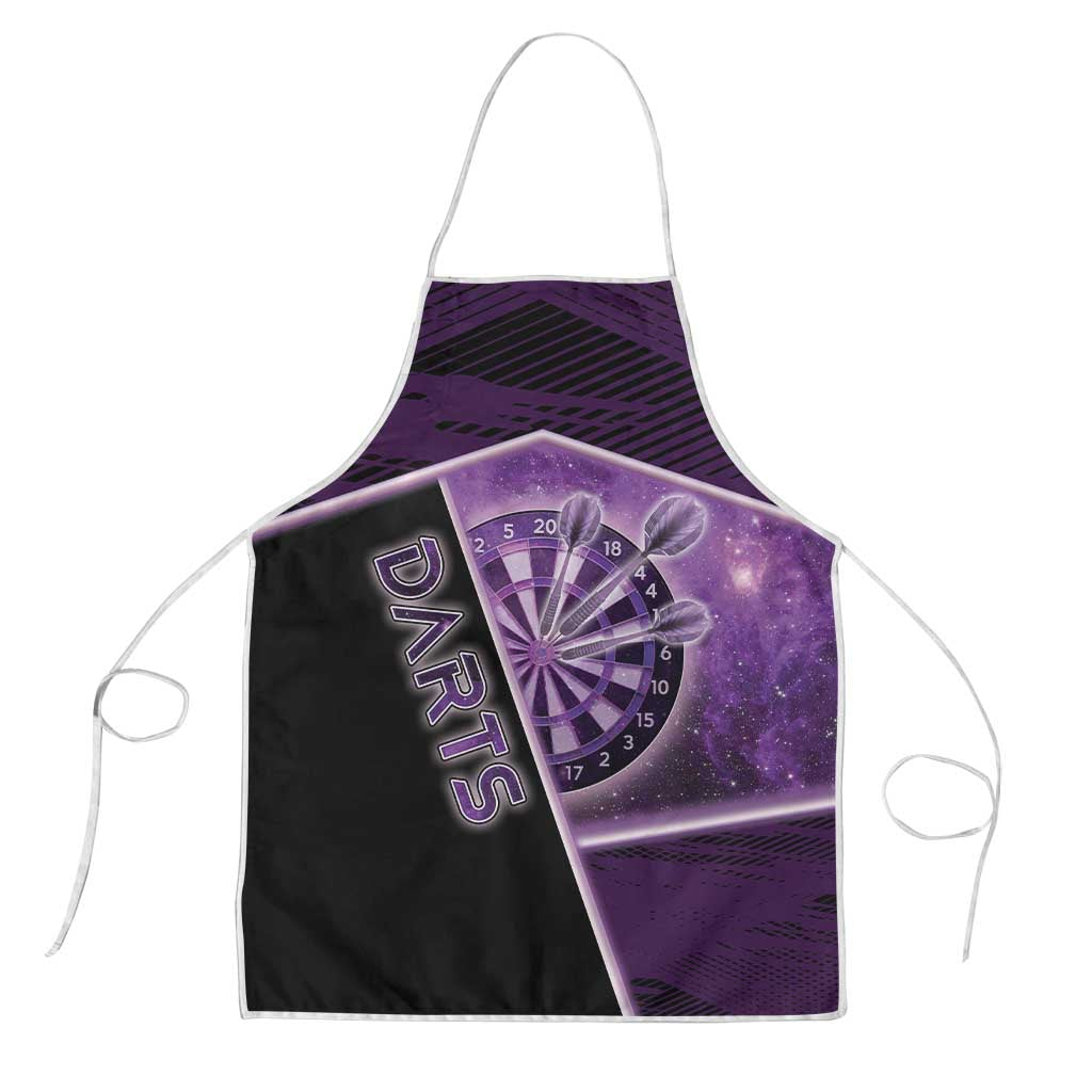 Darts Apron Galaxy Style Purple - Wonder Print Shop