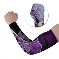 Personalized Darts Arm Sleeves Galaxy Style Purple - Wonder Print Shop