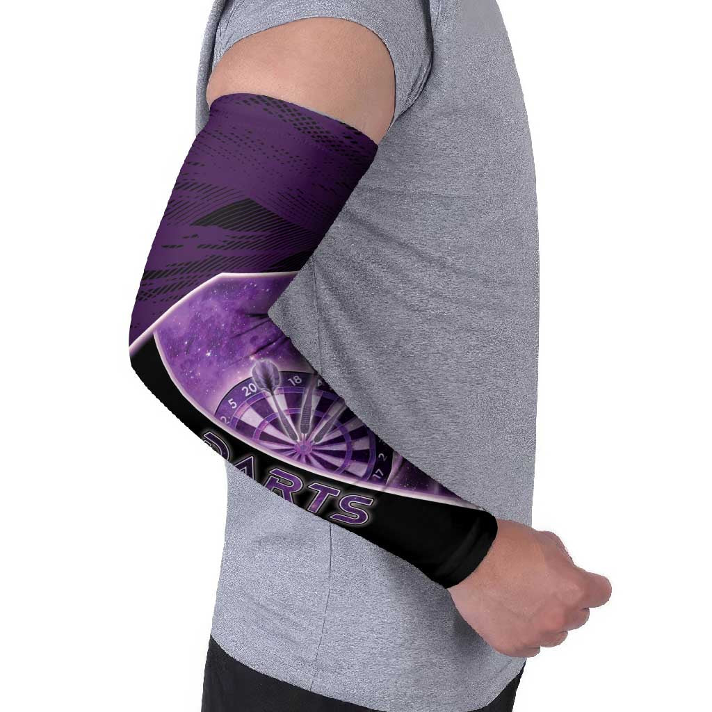 Personalized Darts Arm Sleeves Galaxy Style Purple - Wonder Print Shop