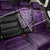 Darts Back Car Seat Cover Galaxy Style Purple - Wonder Print Shop