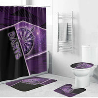Darts Bathroom Set Galaxy Style Purple - Wonder Print Shop