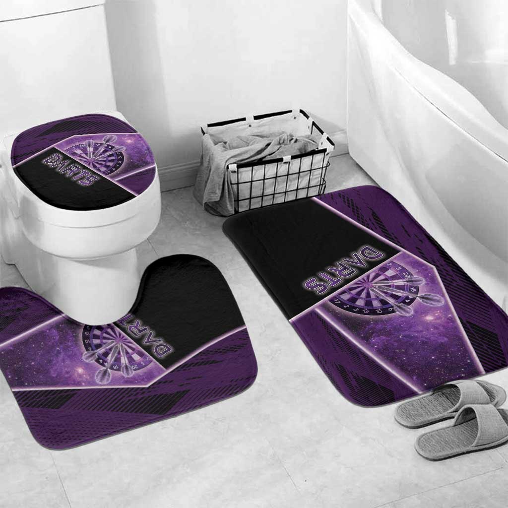 Darts Bathroom Set Galaxy Style Purple - Wonder Print Shop